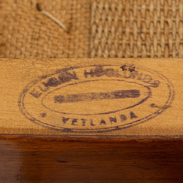 Eugen Höglund, chairs 4 pcs, Vetlanda, 1930s/40s.