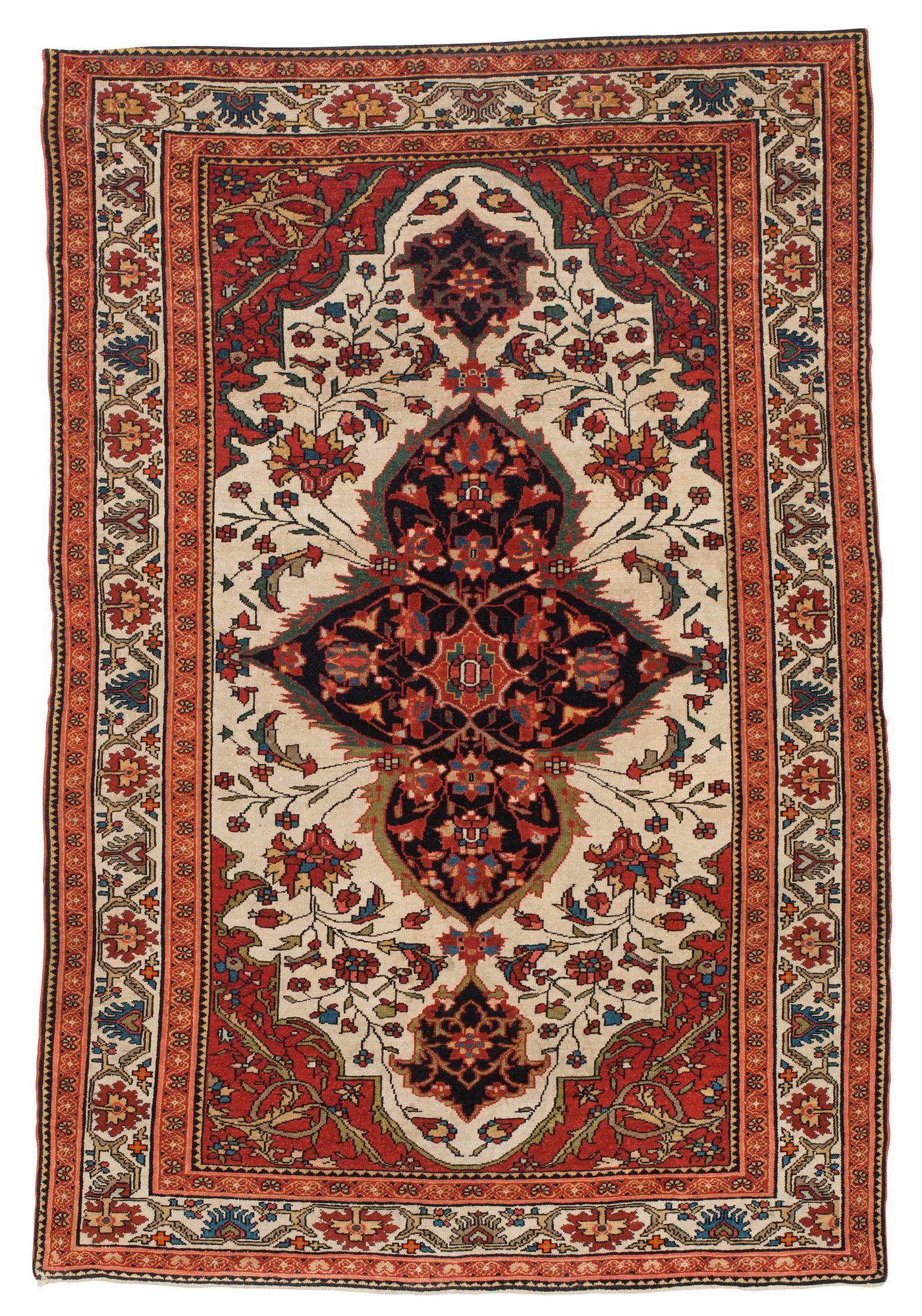 SEMI-ANTIQUE SAROUK/MISHAN MALAYER. 183,5 x 124 cm.
