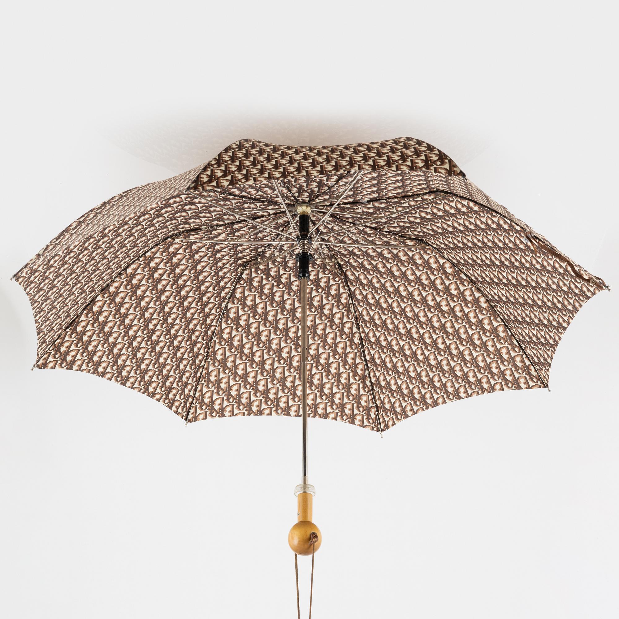 Christian Dior, A vintage bag and umbrella.