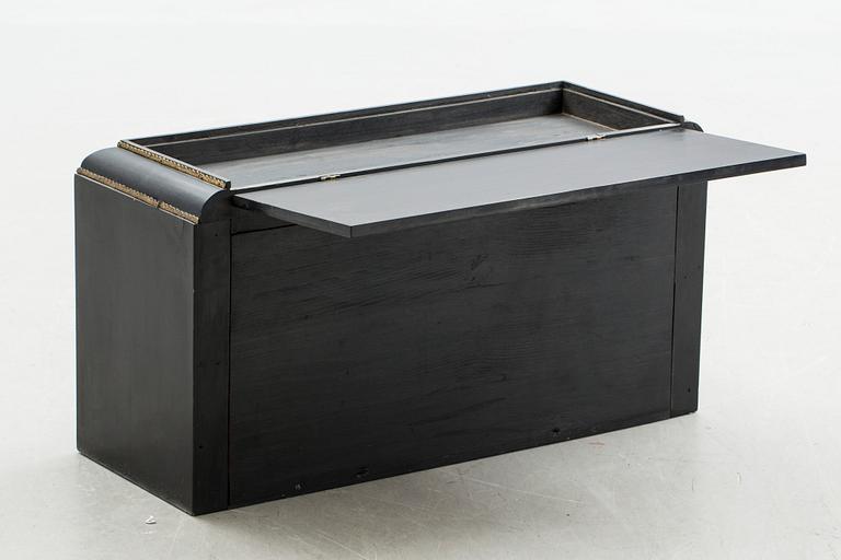 ÖVERDEL TILL SKRIVBORD, rokokostil, 1800-tal.