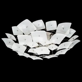 A ceiling lamp by Claudio Marturano manufactured by Flaver Italy 21th century.