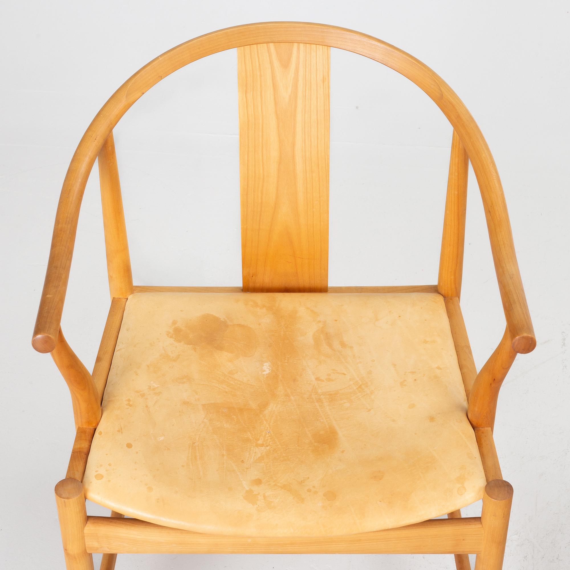 Hans J. Wegner, four model PP66 'Chinese Chair' chairs, PP Møbler, Denmark, 2001.