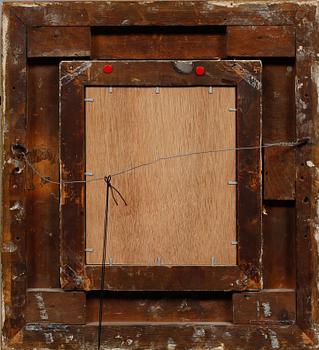 OKÄND KONSTNÄR, 2 st, olja på papper, 1800-tal.