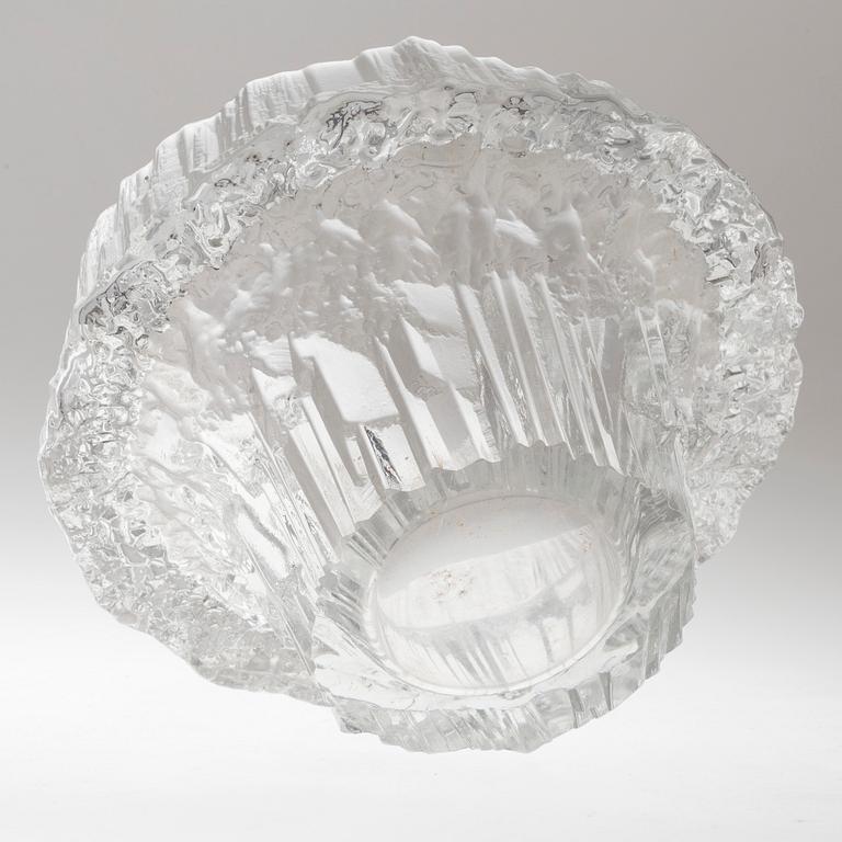 TAPIO WIRKKALA, skål 3450 "Stellaria", signerad Tapio Wirkkala, Iittala, 1900-talets slut.