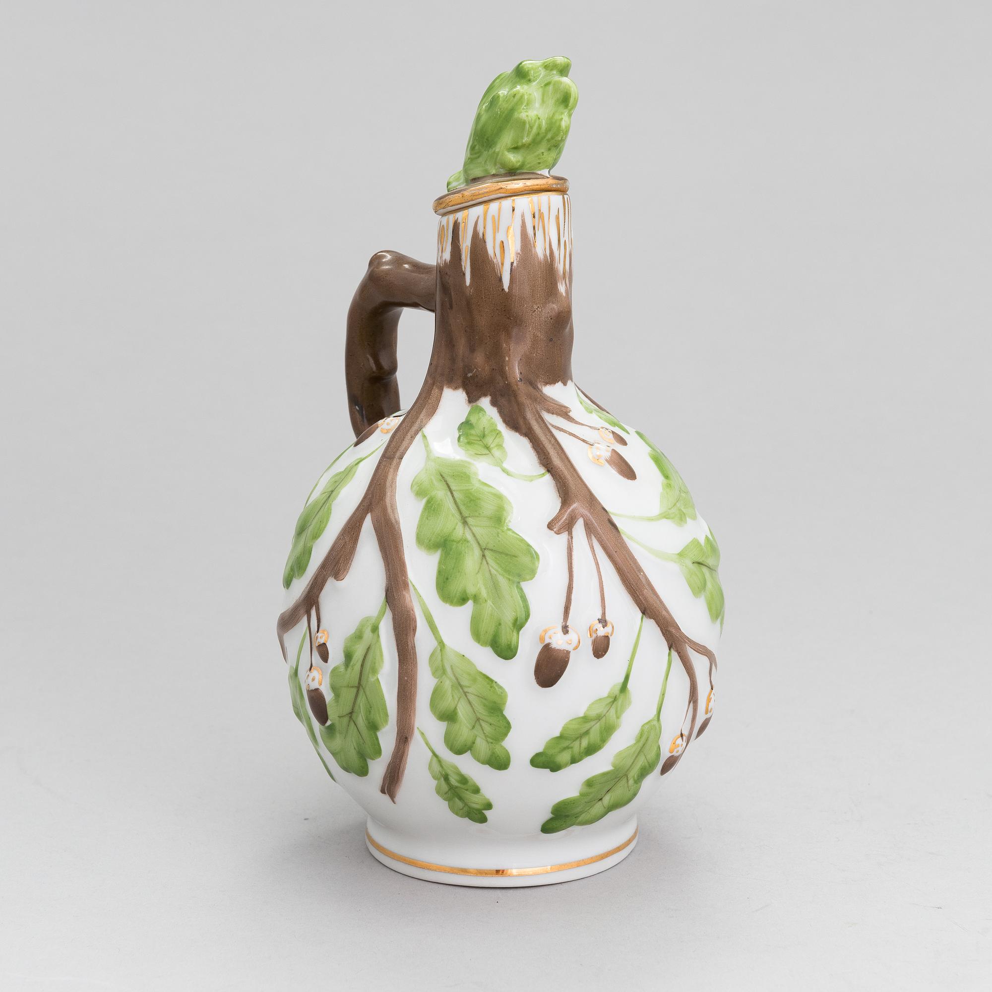 A mid-20th-century Lomonosov porcelain carafe.