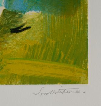 IVON HITCHENS, grafiskt blad, signerat och numrerat 86/100.
