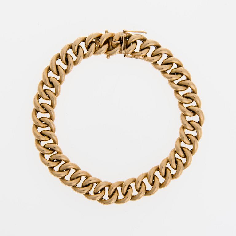 ARMBAND, 14K guld. Westerback, Helsingfors 1962.
