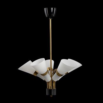TAKLAMPA, modell K1-82, Idman 1960-tal. Höjd 68 cm.