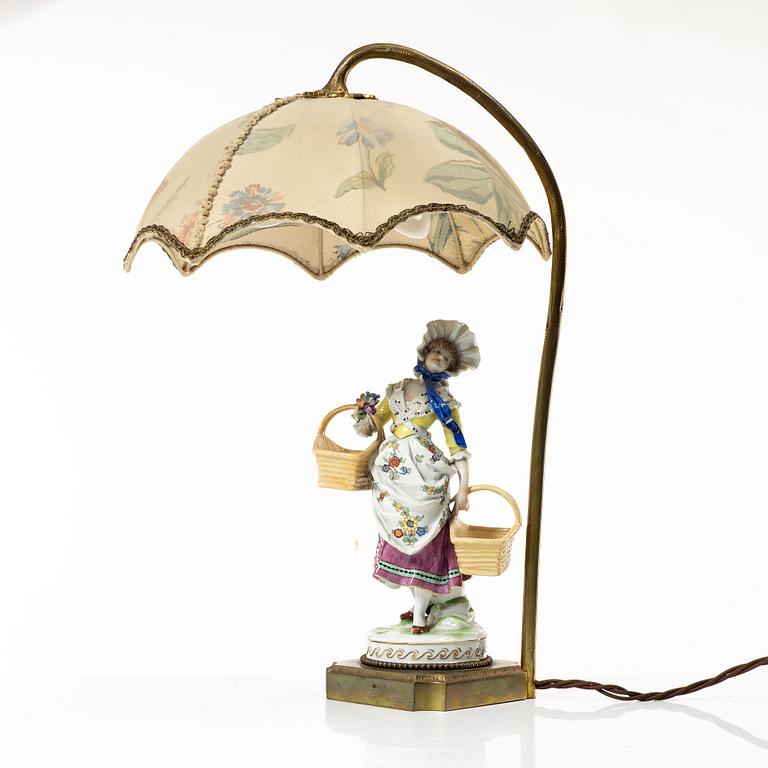 Bordslampa, 1900-talets mitt.