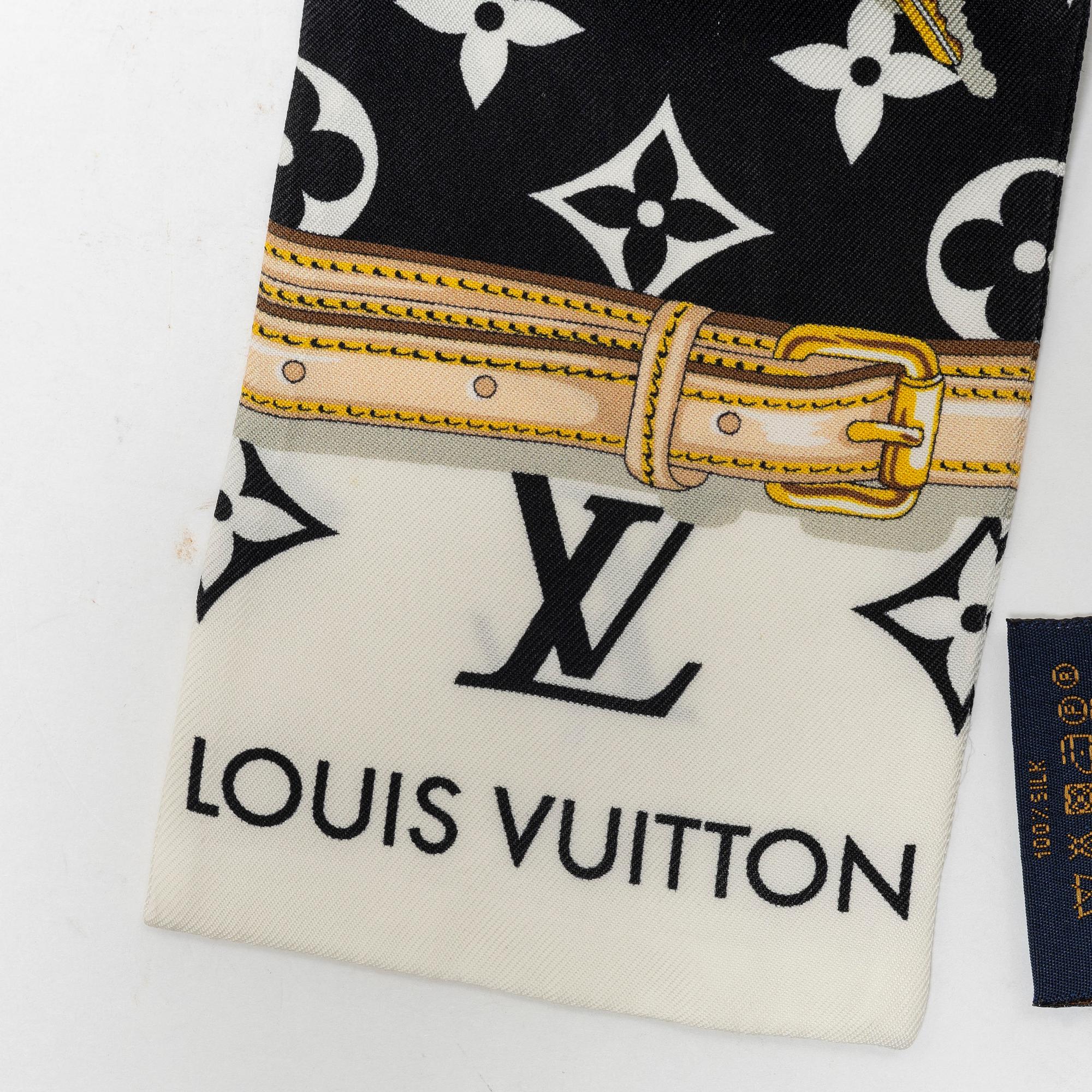 Louis Vuitton, a scarf, 'Monogram Confidential Bandeau', 2022.