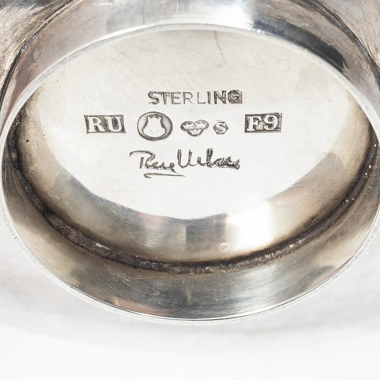Rey Urban, Ashtray, sterling silver, Stockholm 1956.
