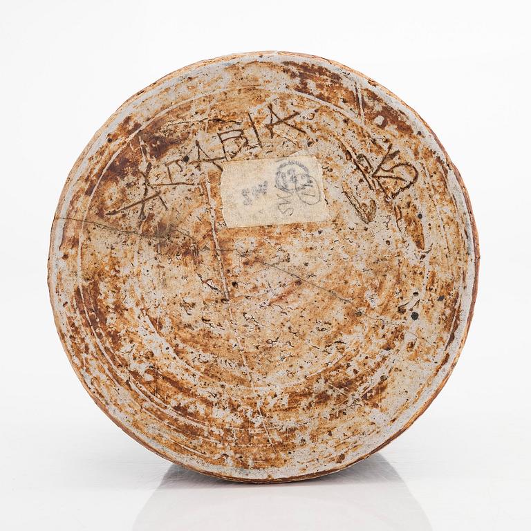 Kyllikki Salmenhaara, maljakko, kivitavaraa, signeerattu KS ARABIA.