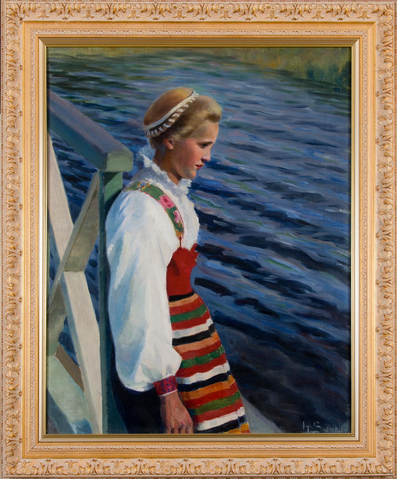 HANNA SUOMALAINEN, TYTTÖ KANSALLISPUVUSSA.