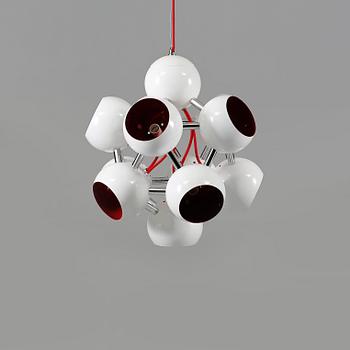 TAKLAMPA, "Spazio", Rydéns, 2000-tal, höjd exklusive vajer ca 50 cm.