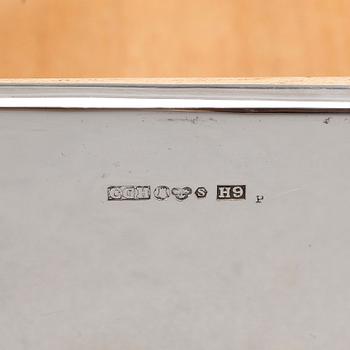 CIGARETTASK, silver, C G Hallberg, Stockholm, 1959.
