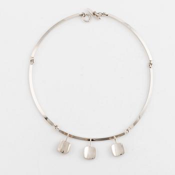 Arvo Saarela, silver and cabocon cut amethyst necklace.