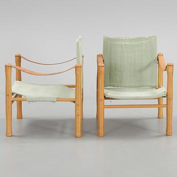 KARMSTOLAR, ett par, "Safari", Elias Svedberg, NK:s Triva-serie, 1950-tal.