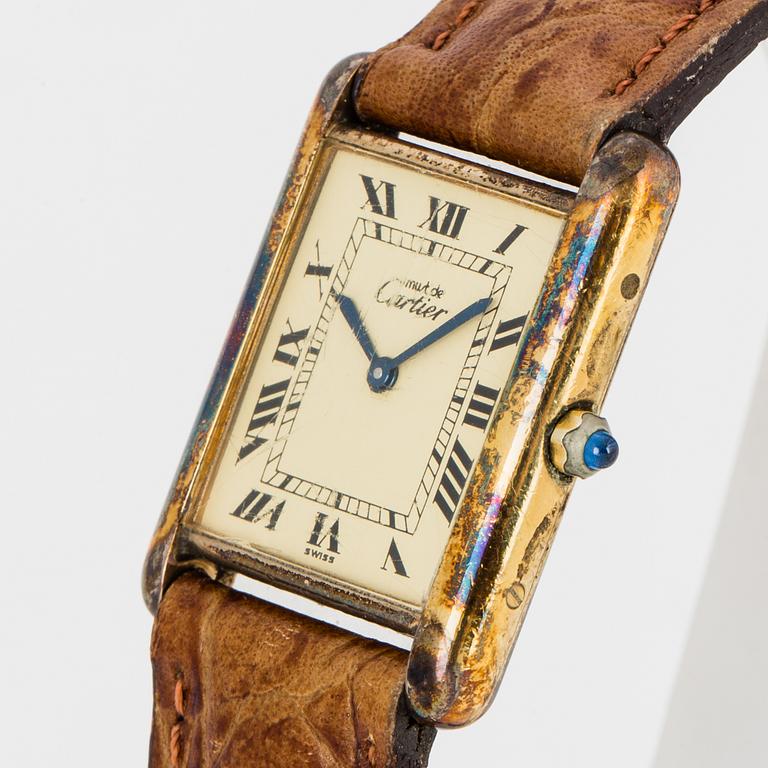 CARTIER, Tank, armbandsur, 23,5 mm.