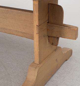 A wooden table 19th century.