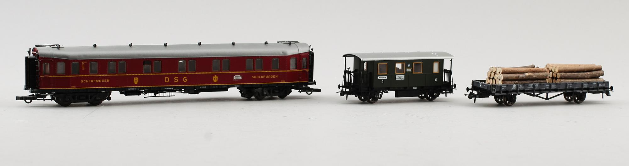 SAMLING MODELLTÅGSDELAR, 20 delar, Roco, Österrike.