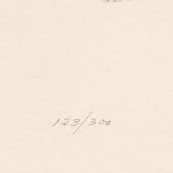 Portfölj med 10 färglitografier. " "Documenta". Samtliga signerade och numr 123/300.