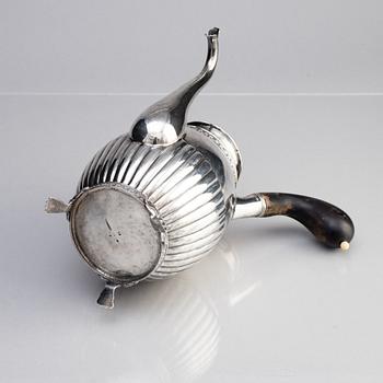 Jacob Lenholm, a silver coffee pot, Stockholm, 1828.