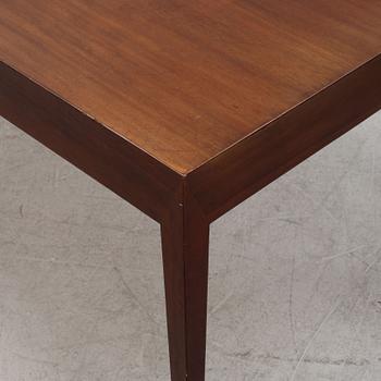 Severin Hansen, a mahogany desk for Haslev, Denmark 1960s.