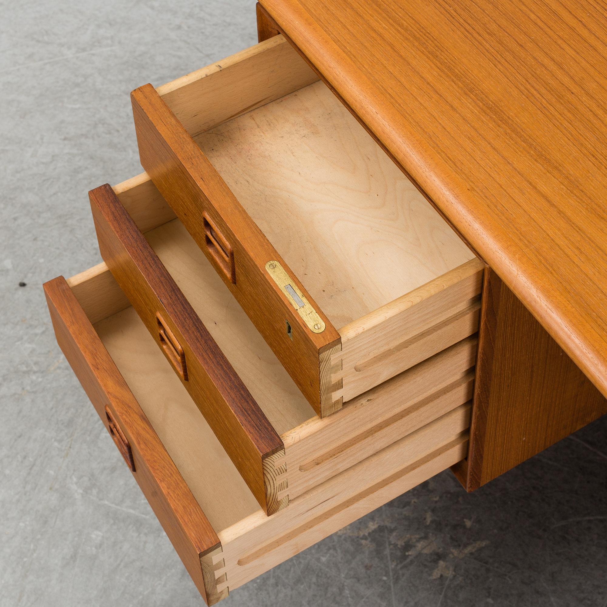 A 1960's Danish teak desk.