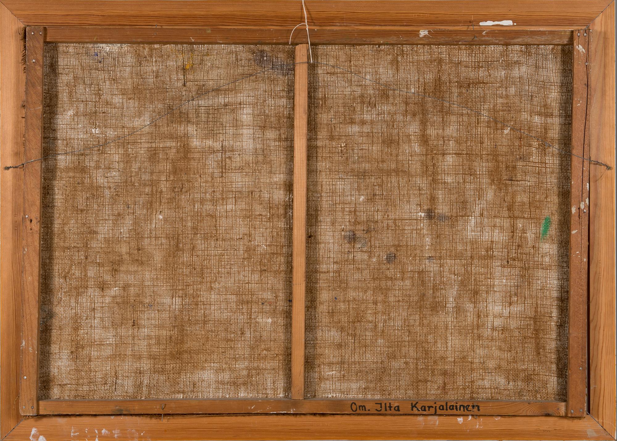 OLAVI LANU, oil on canvas, signed.