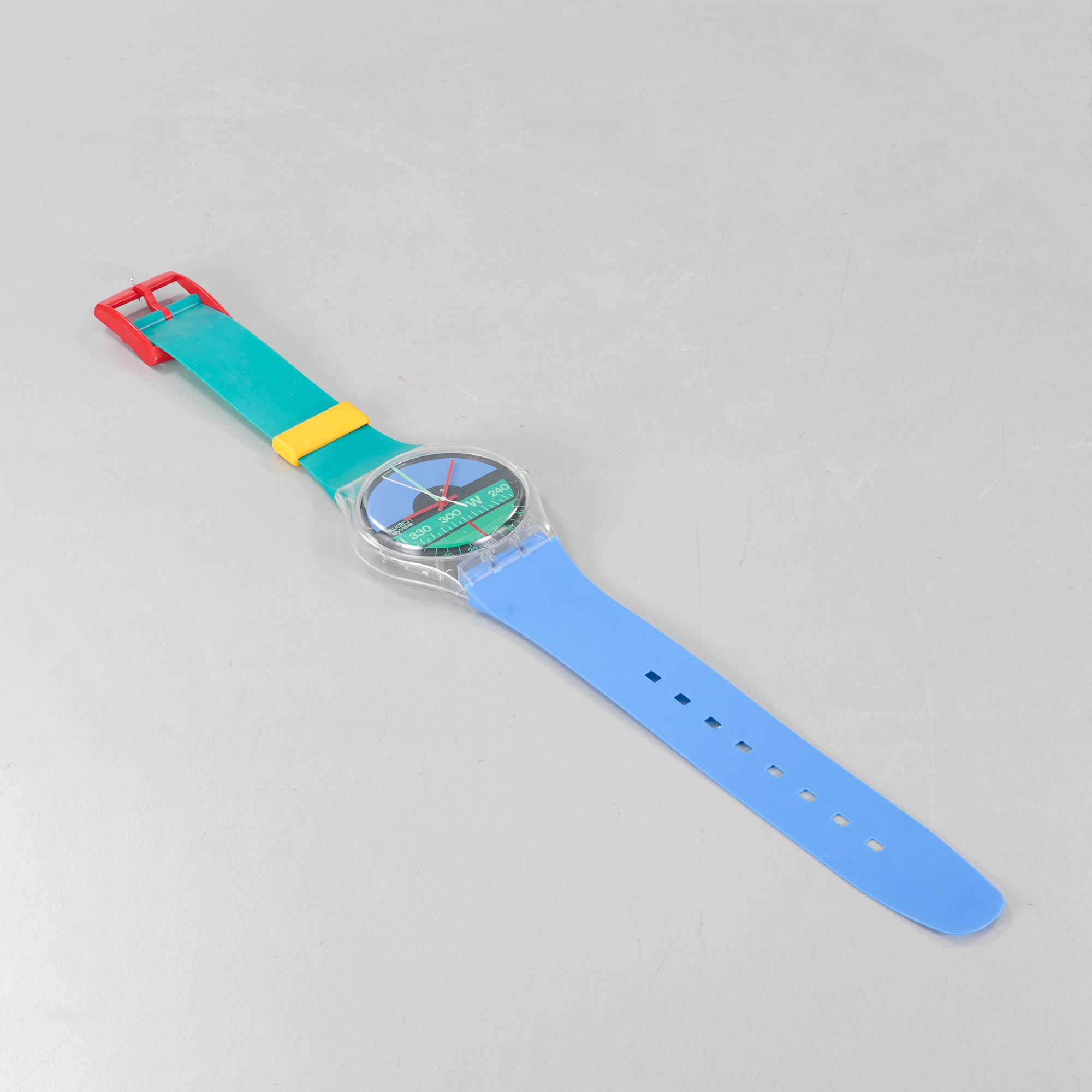 SWATCH, wall clock, dated 1987.