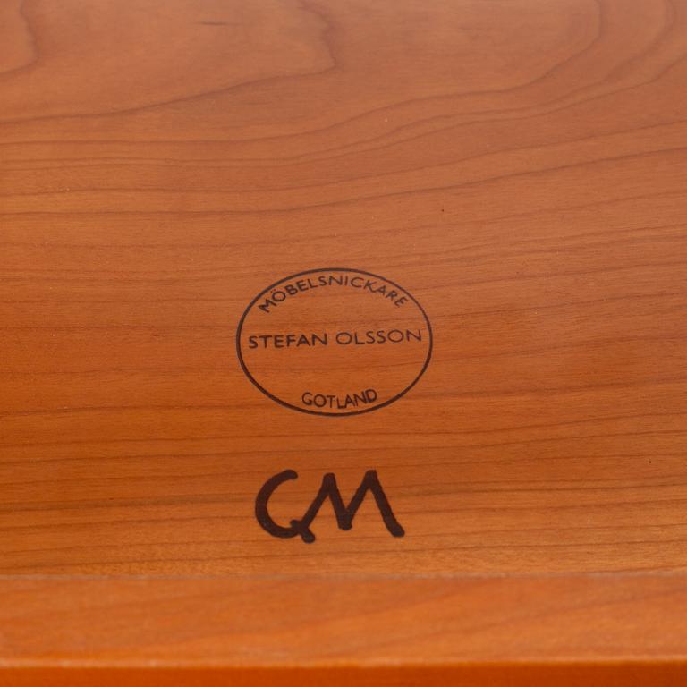 Carl Malmsten, bedside tables, a pair, master carpenter Stefan Olsson, Gotland.