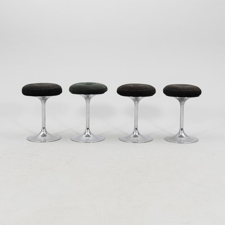 Stools, 4 pcs, Johanson Design Markaryd, late 20th century.