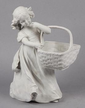 FIGURIN, parian, 1900-tal.