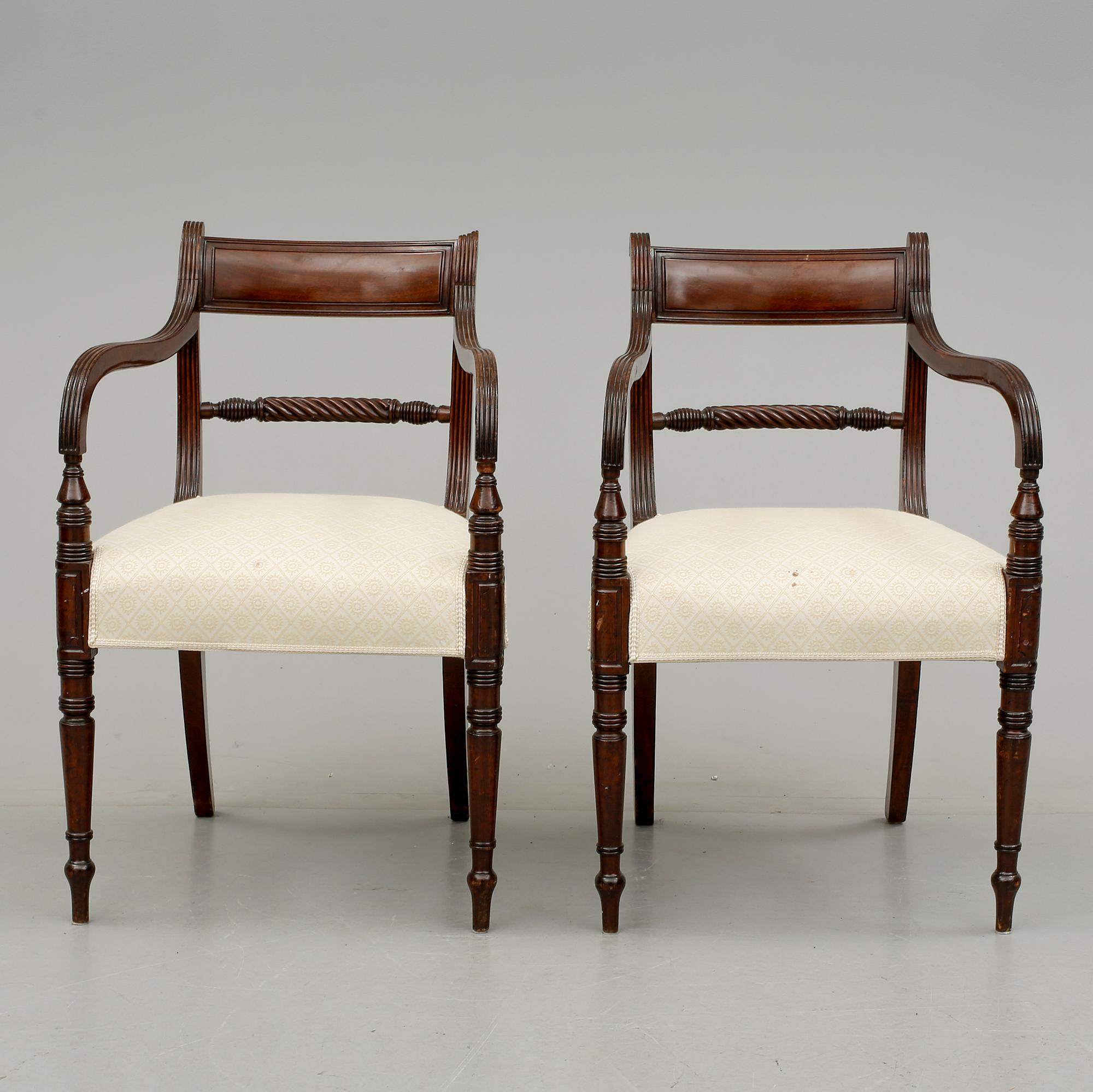 STOLAR, 14st, empirstil, 1900-talets andra hälft.