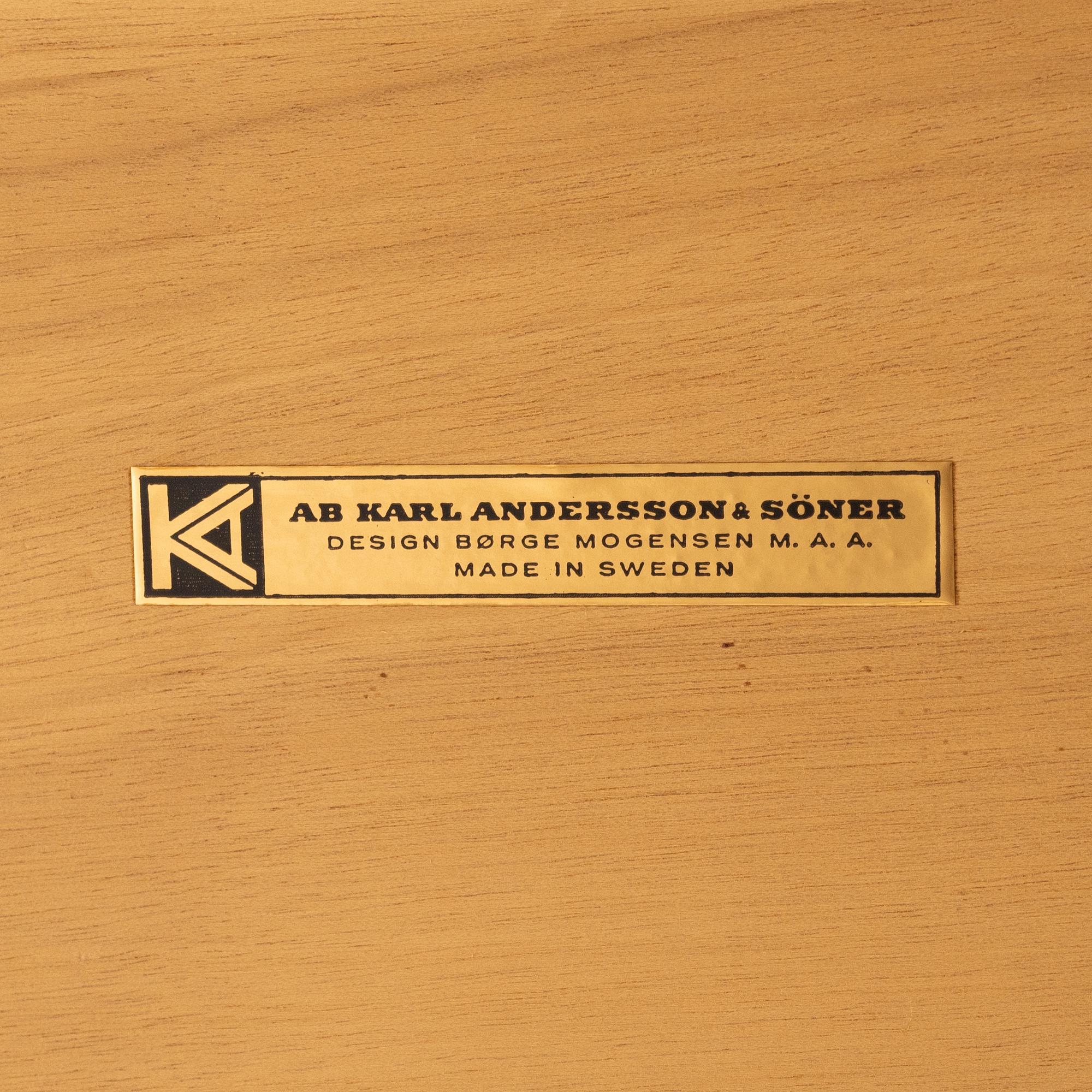 Børge Mogensen, an 'Øresund' gate-leg table, Karl Andersson & Söner.