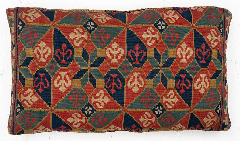 A sled cushion, Scandinavia, 19th century, c. 80 x 42 cm.