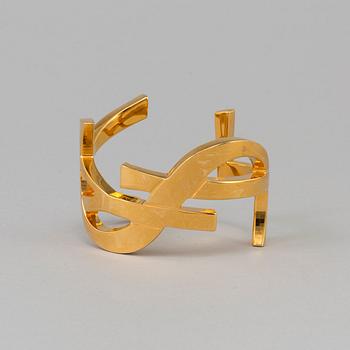 BRACELET, "Monogram Cuff", Yves Saint Laurent.