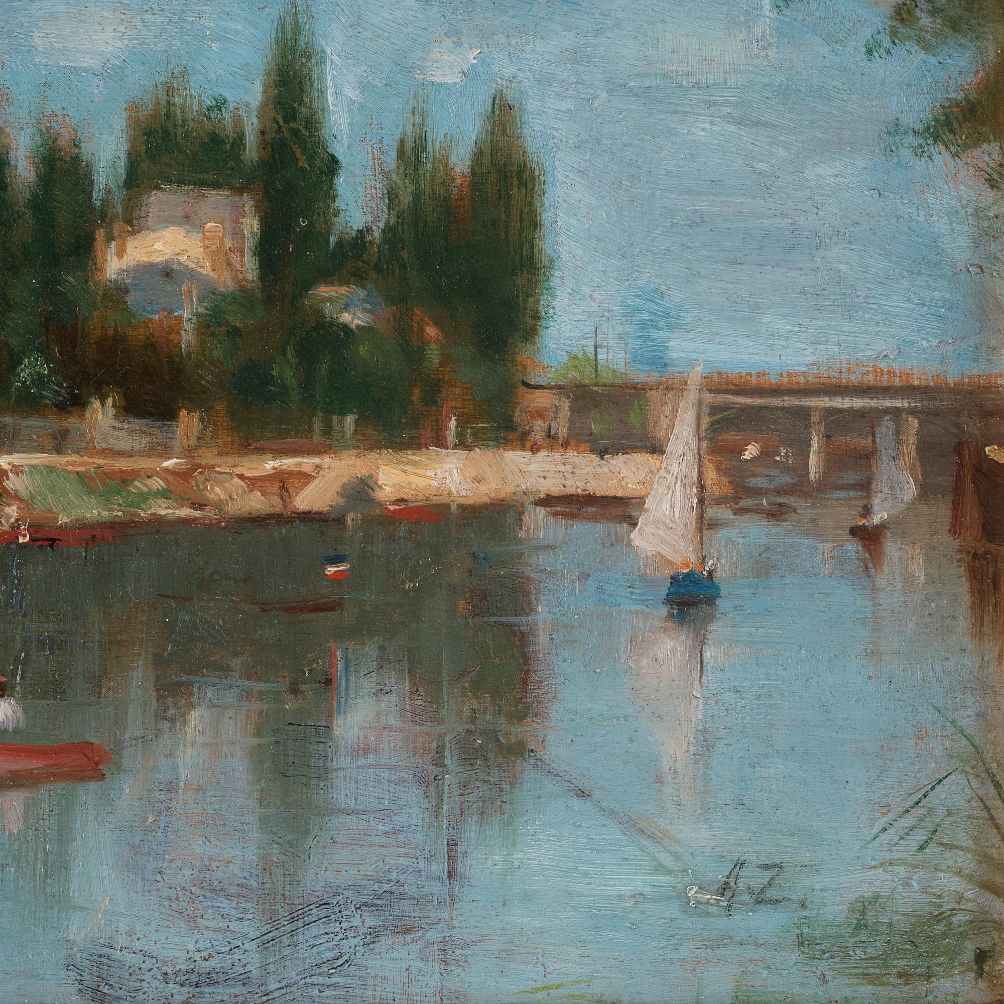 Axel Zachrison, Flodlandskap.