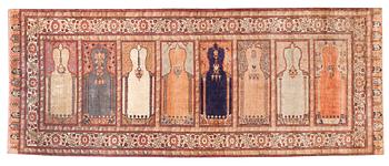 353. SEMI-ANTIQUE/OLD KAYSERI SAF RUNNER. 290,5 x 106 cm.