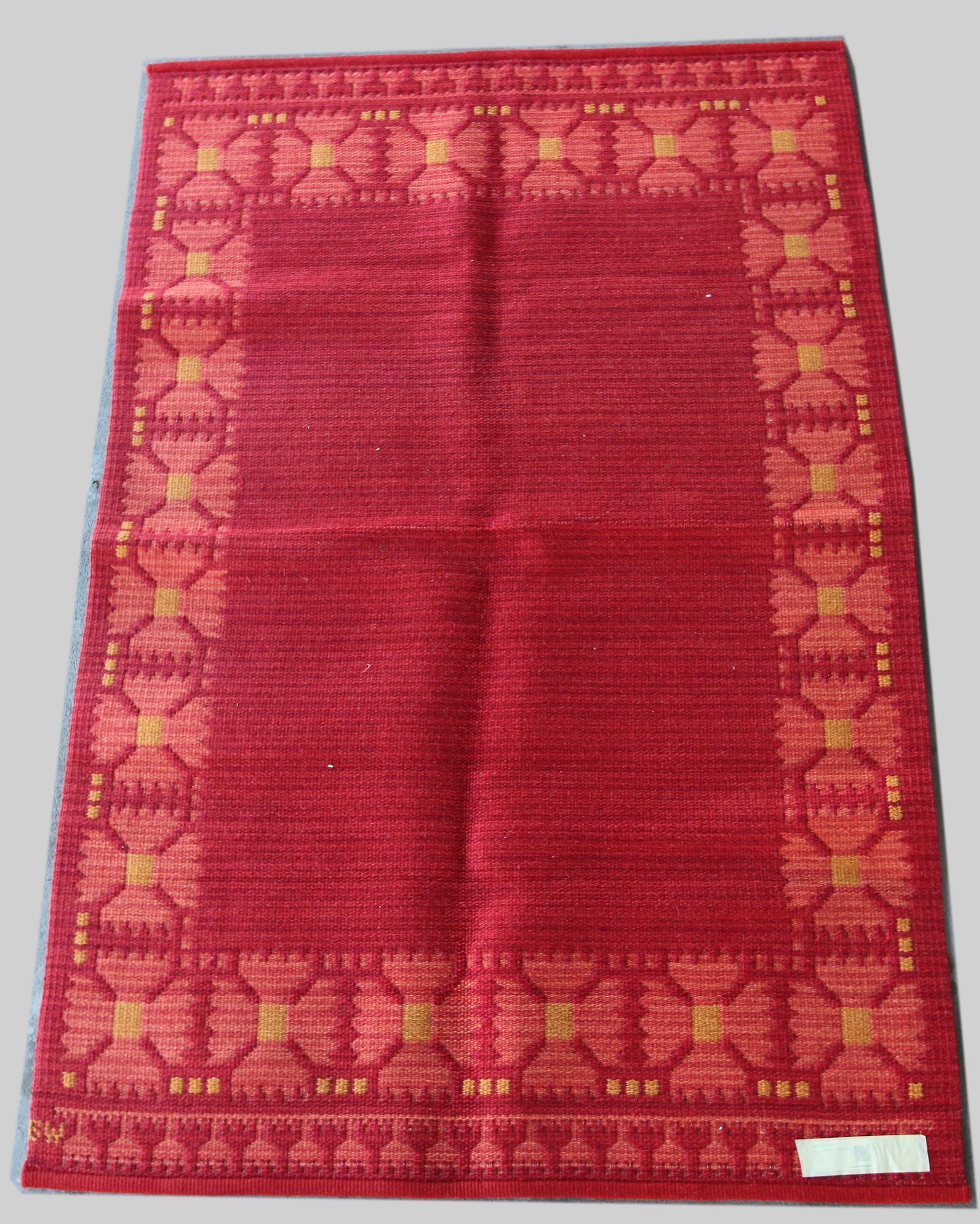 MATTA, vävd, sign BW. 210 x 140.