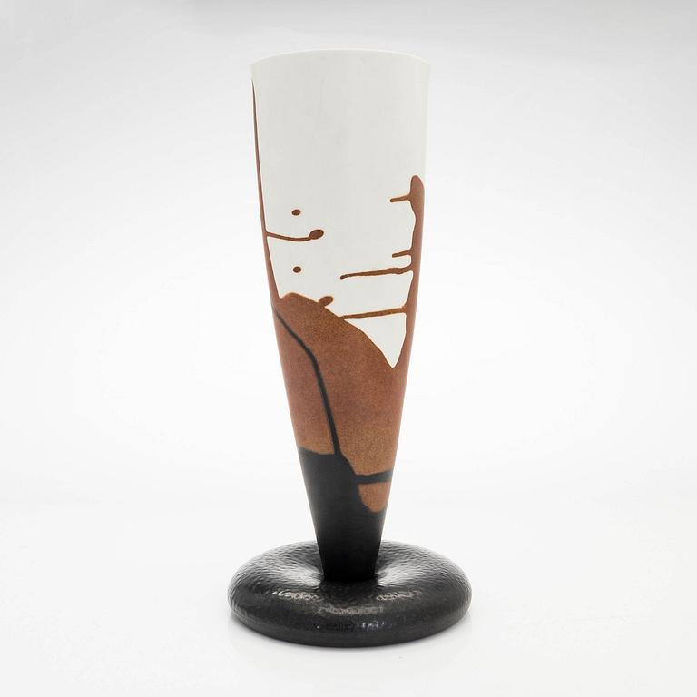 Inkeri Leivo, a ceramic vase "Capella" signed Inkeri Leivo Arabia.
