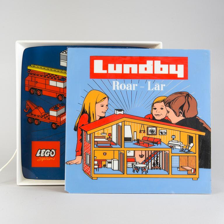 LEGO, butiksskylt, Tyskland, 1970/80-tal.
