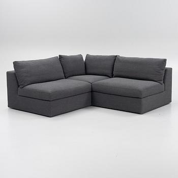 Andrea Parisio, a five piece modular sofa, 'Louis', Meridiani, Italy.