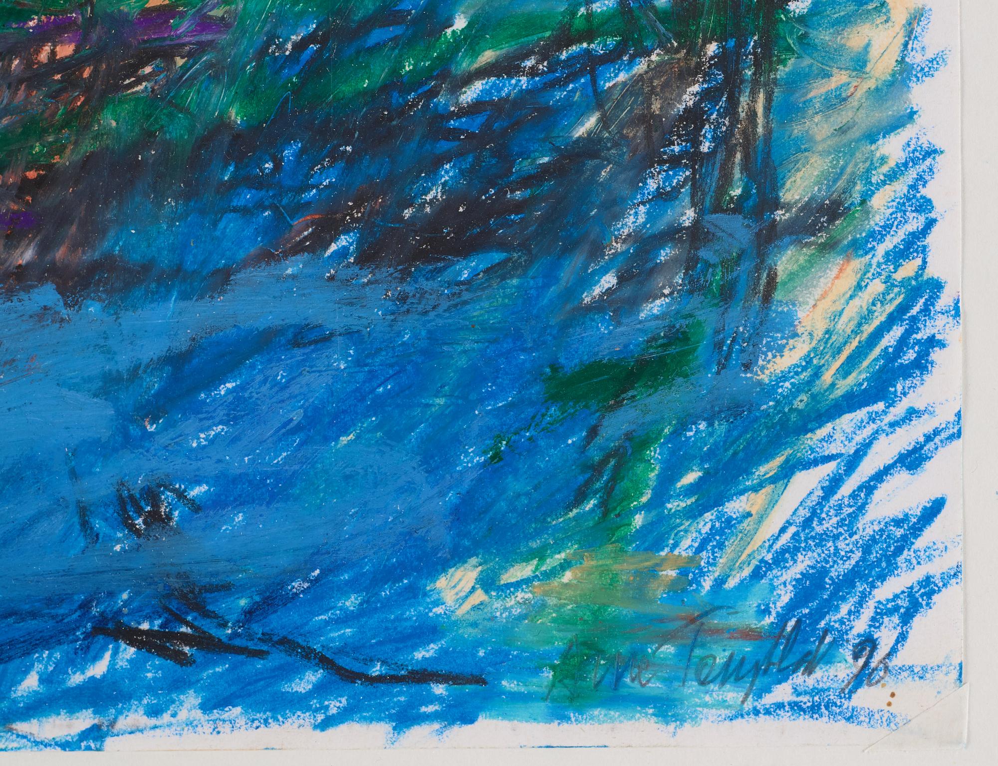 ARNE TENGBLAD, pastel on paper, signed Arne Tengblad and indistinctly dated.