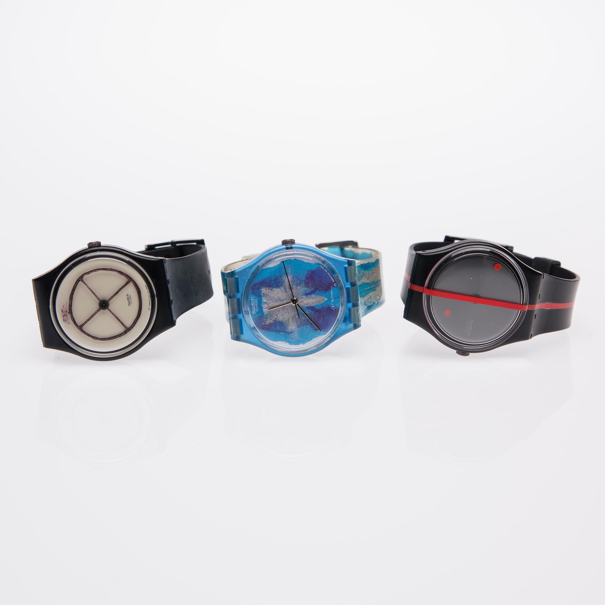 ARMBANDSUR, 3 st, Swatch.