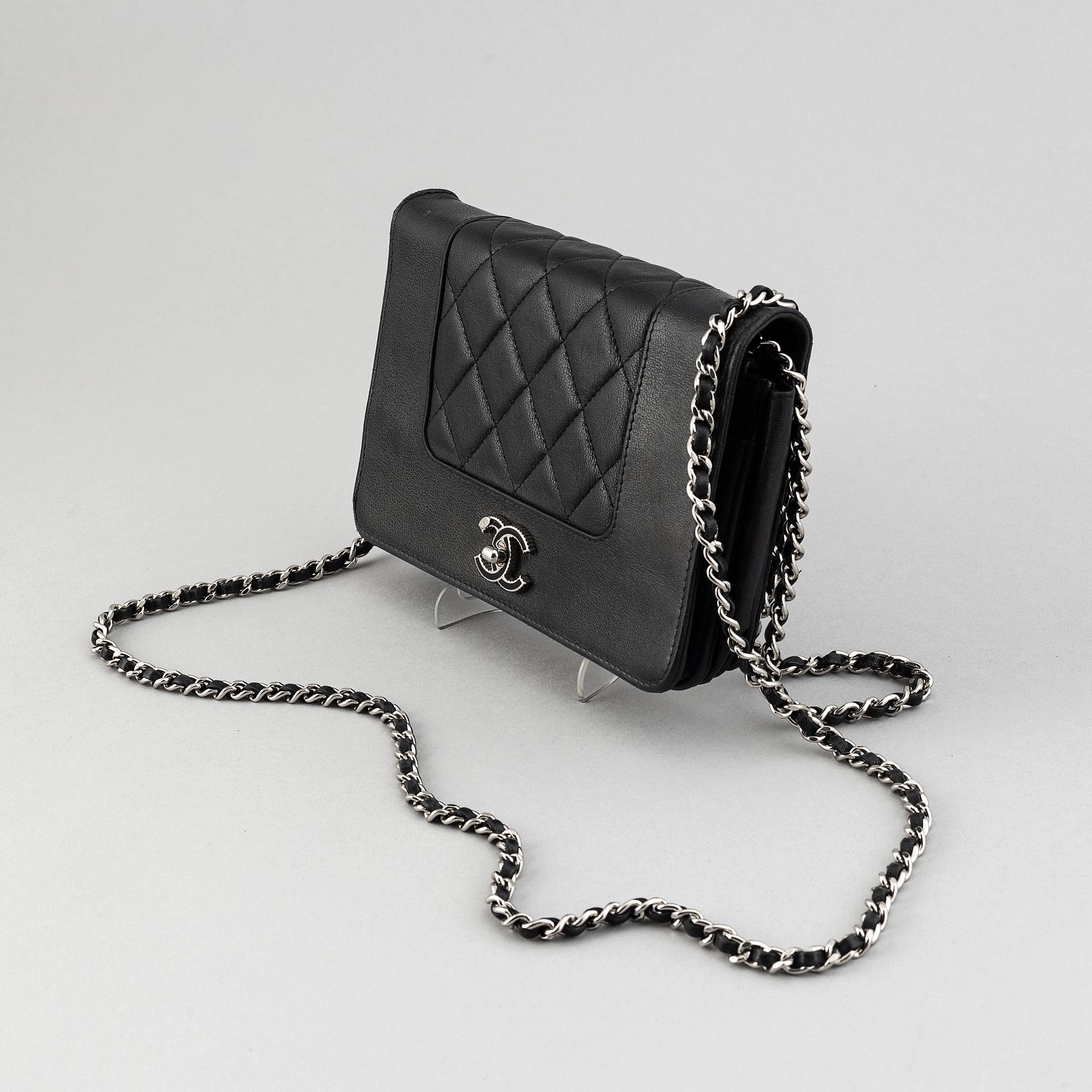 Chanel, a black leather 'Mademoiselle' handbag, 2016-2017.