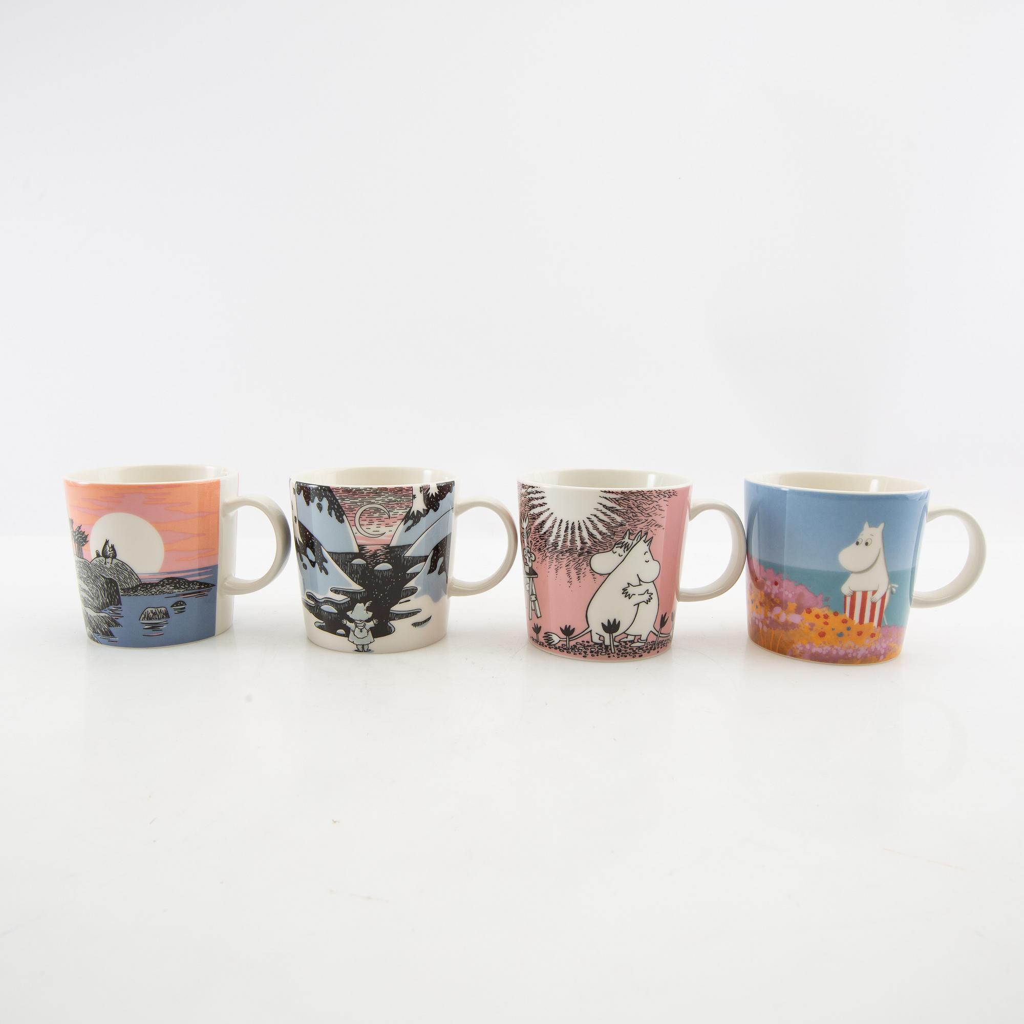 Mugs 8 pcs Moomin characters/ Moomin Arabia Finland.