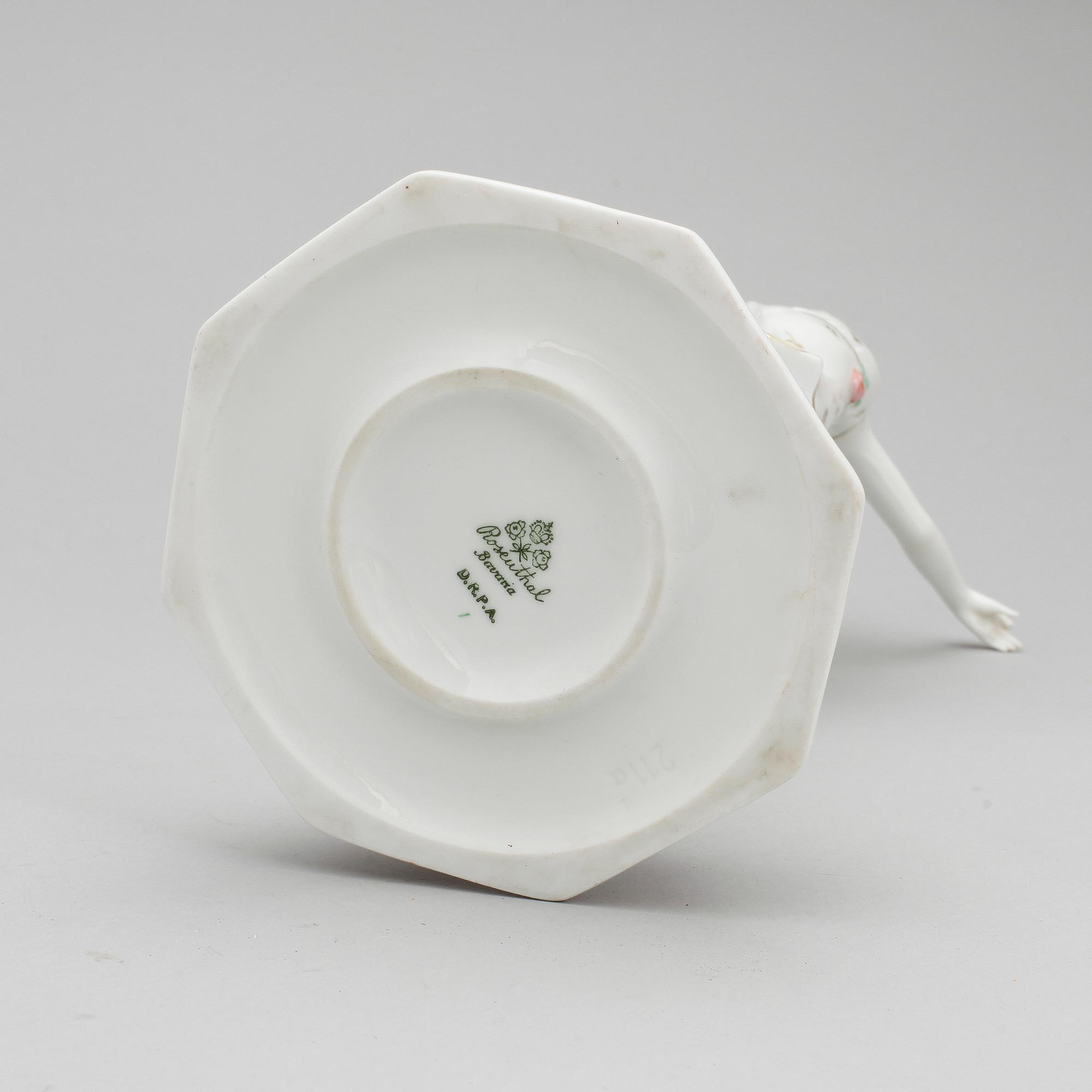 FIGURIN, porslin, Rosenthal, omkring 1900-talets mitt.