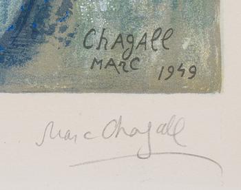 Marc Chagall Efter, "Les Coquelicots".
