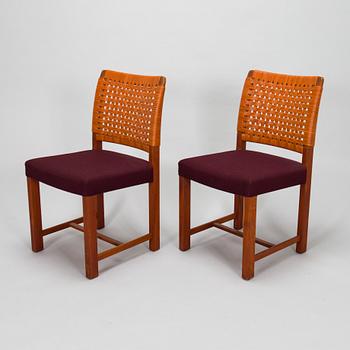 Carl Gustaf Hiort af Ornäs, four mid-20th century 'Näyttely' chairs  for HMN Huonekalu Nupponen.